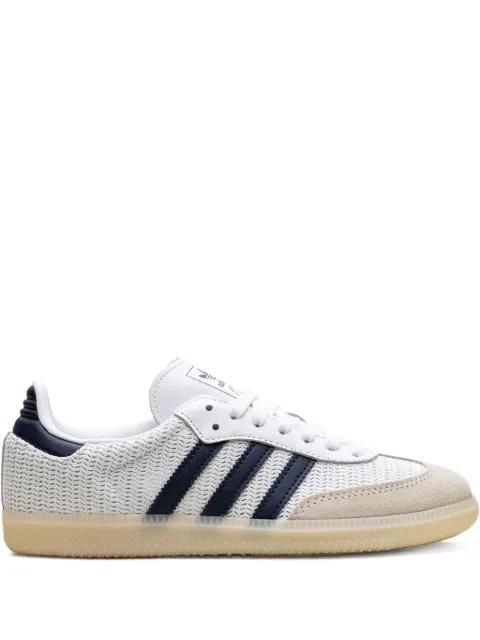 Samba Knit "White/Night Indigo" sneakers by ADIDAS