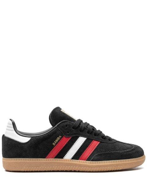 Samba OG "Core Black/Better Scarlet/Gum" sneakers by ADIDAS