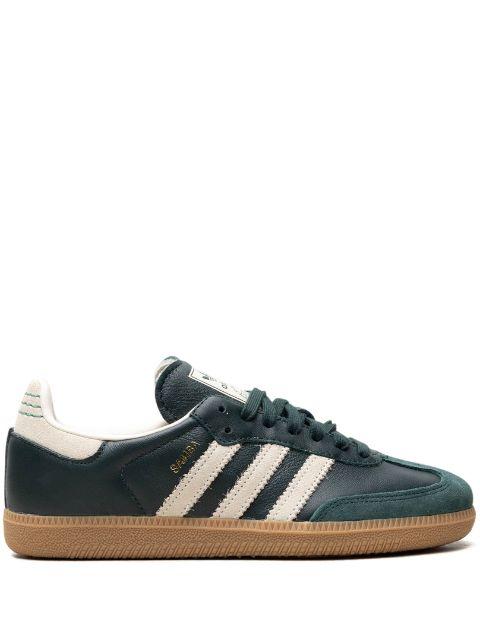 Samba "Shadow Green Cream White Gold Metallic" sneakers by ADIDAS