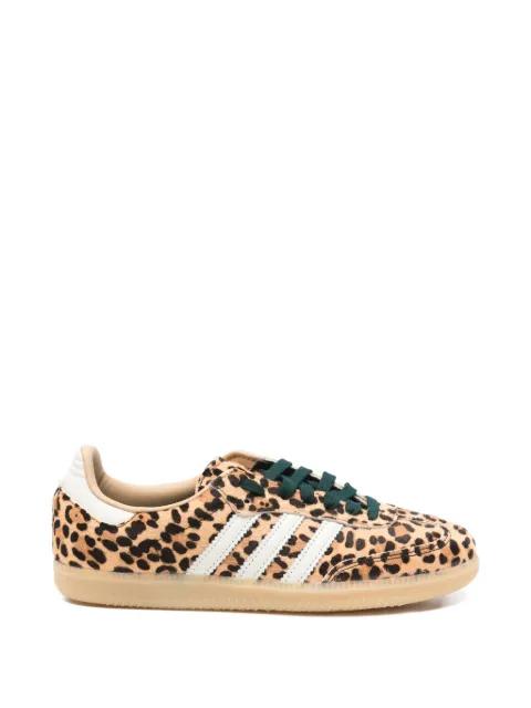 Samba animal-print sneakers by ADIDAS