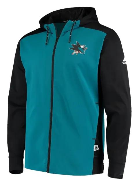 San Jose Sharks zip-fastening hoodie by ADIDAS