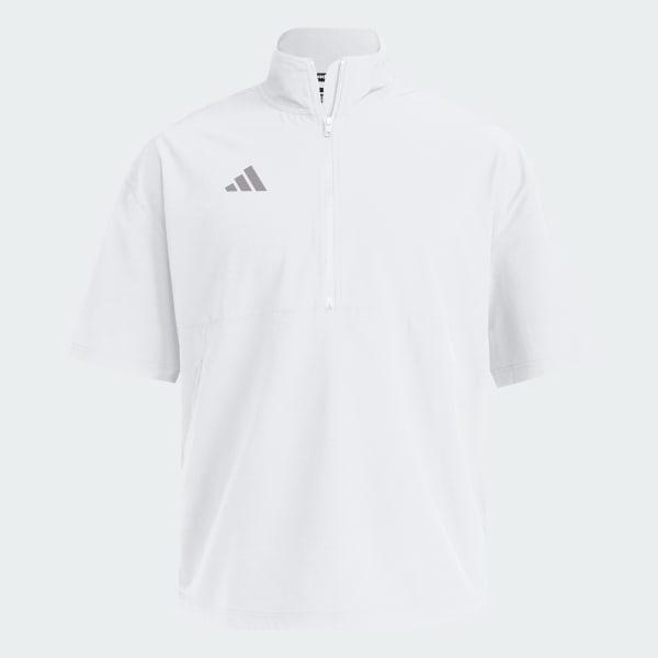 Short Sleeve Quarter Zip Woven Jacket by ADIDAS