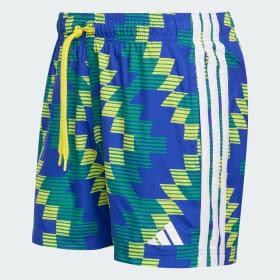 Soccer-Inspired Graphic Swim Shorts 5 Inch by ADIDAS