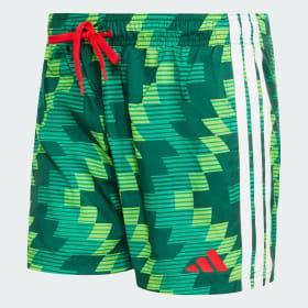 Soccer-Inspired Graphic Swim Shorts 5 Inch by ADIDAS