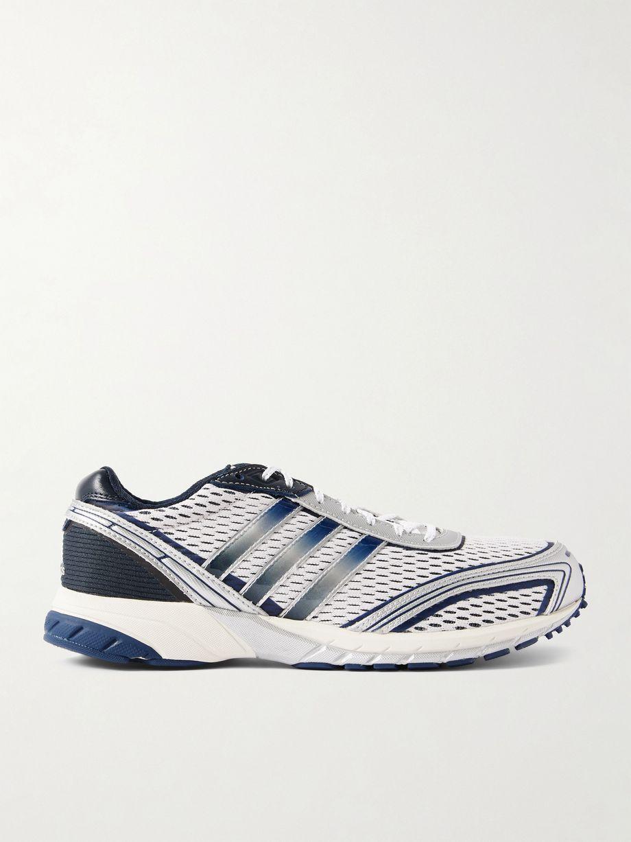 + Sporty & Rich Adizero Adios rubber and leather-trimmed mesh sneakers by ADIDAS
