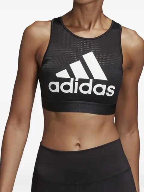 Stadium Halter 2.0 "Black" sports bra by ADIDAS