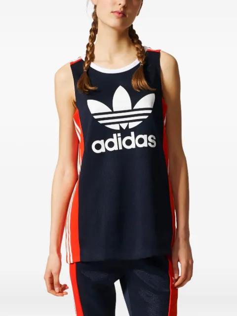 Stadium Osaka "Legend Ink / Orange Red / White" tank top by ADIDAS