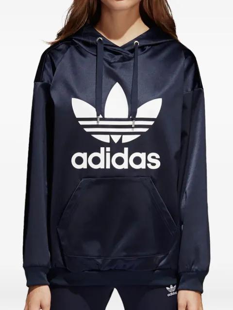 Stadium Trefoil "Legend Ink/White" hoodie by ADIDAS