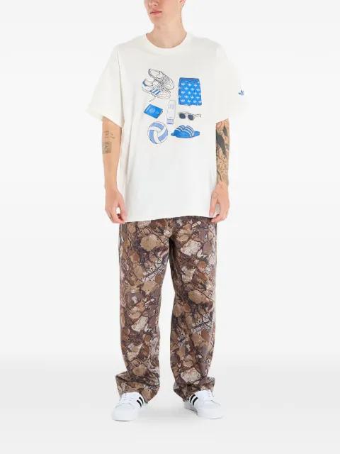 Stuff graphic-print T-shirt by ADIDAS
