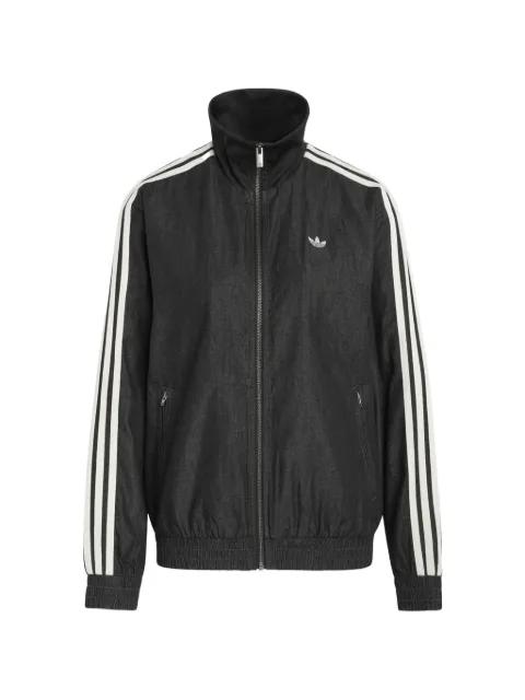 Summer Glow Firebird side-stripe zip-up sweatshirt by ADIDAS