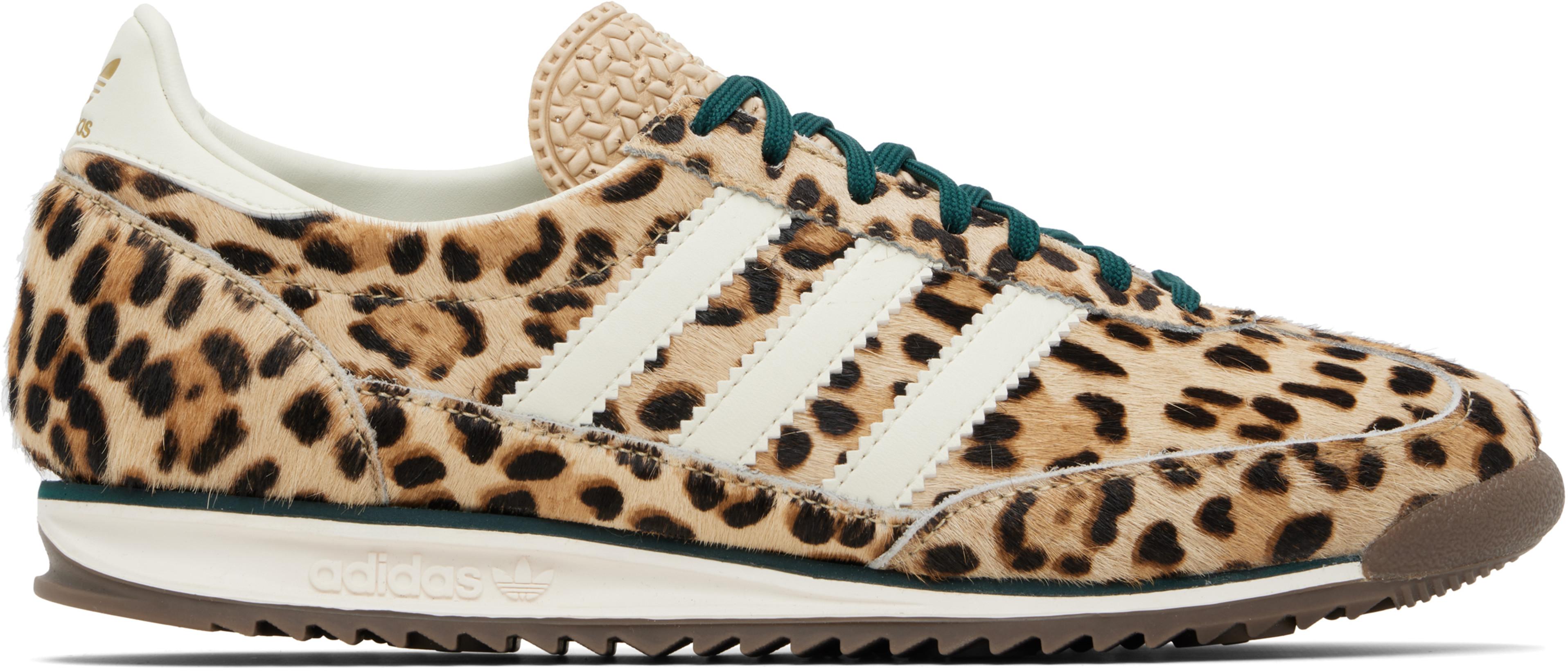 Tan SL 72 OG Sneakers by ADIDAS