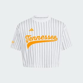 Tennessee Volunteers Pinstripe Cropped Jersey by ADIDAS