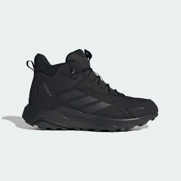 Terrex Anylander Leather Mid Climaproof Hiking Shoes by ADIDAS