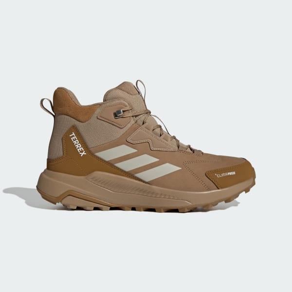 Terrex Anylander Leather Mid Climaproof Hiking Shoes by ADIDAS
