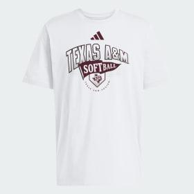 Texas A&M Aggies Softball Graphic T-Shirt by ADIDAS