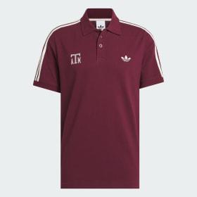Texas A&M Aggies x Originals Jersey Cotton Polo by ADIDAS Texas A&M Aggies x Originals Jersey Cotton Polo by ADIDAS