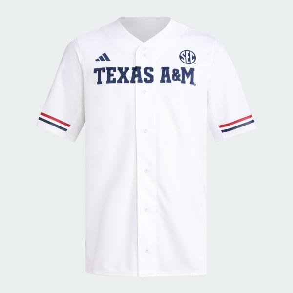 Texas A&M Full-Button Jersey by ADIDAS
