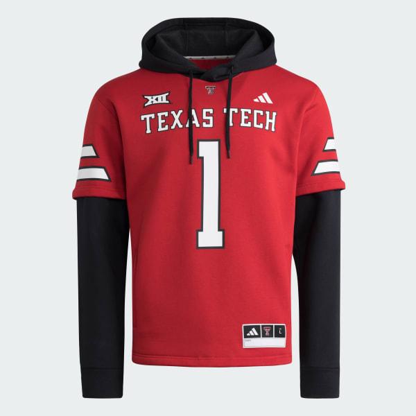 Texas Tech Red Raiders Football Jersey Hoodie by ADIDAS