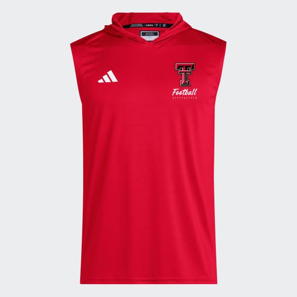 Texas Tech Red Raiders Mens D4T Sleeveless Hoodie by ADIDAS