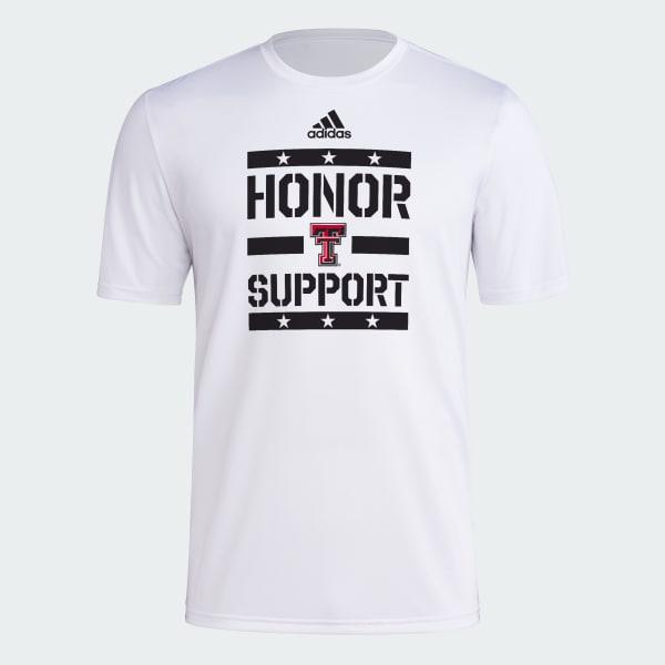 Texas Tech Short Sleeve Pre-Game Tee by ADIDAS