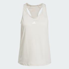 Train Essentials Minimal Branding Racerback Tank Top by ADIDAS