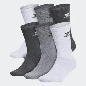 Trefoil Crew Socks 6 Pairs by ADIDAS