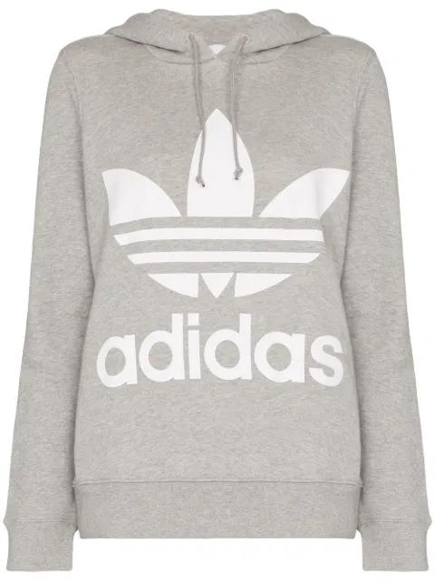 Trefoil logo hoodie by ADIDAS