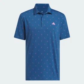 ULTIMATE365 ESSENCE PRINT CLIMACOOL POLO SHIRT by ADIDAS
