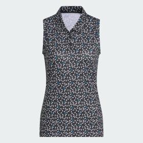 ULTIMATE365 PRINTED OTTOMAN CLIMACOOL SLEEVELESS POLO by ADIDAS