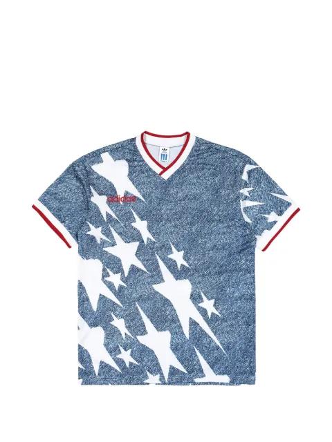 USA star-print T-shirt by ADIDAS