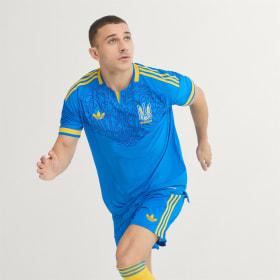 Ukraine 26 Away Authentic Jersey by ADIDAS
