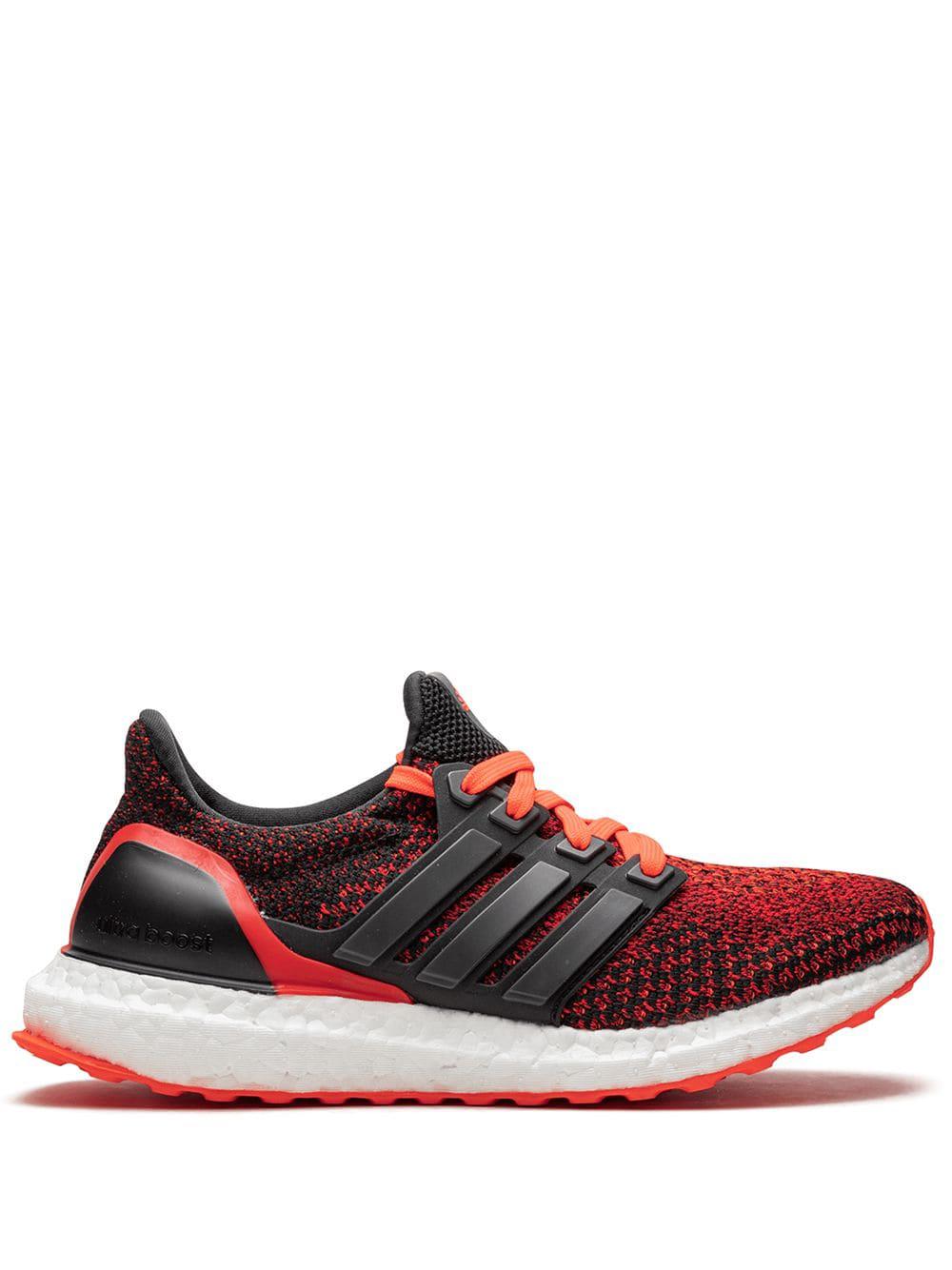 UltraBoost 2.0 J "Solar Red" sneakers by ADIDAS