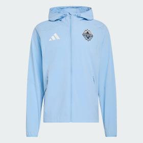 Vancouver Whitecaps Tiro Travel Full Zip Windbreaker by ADIDAS