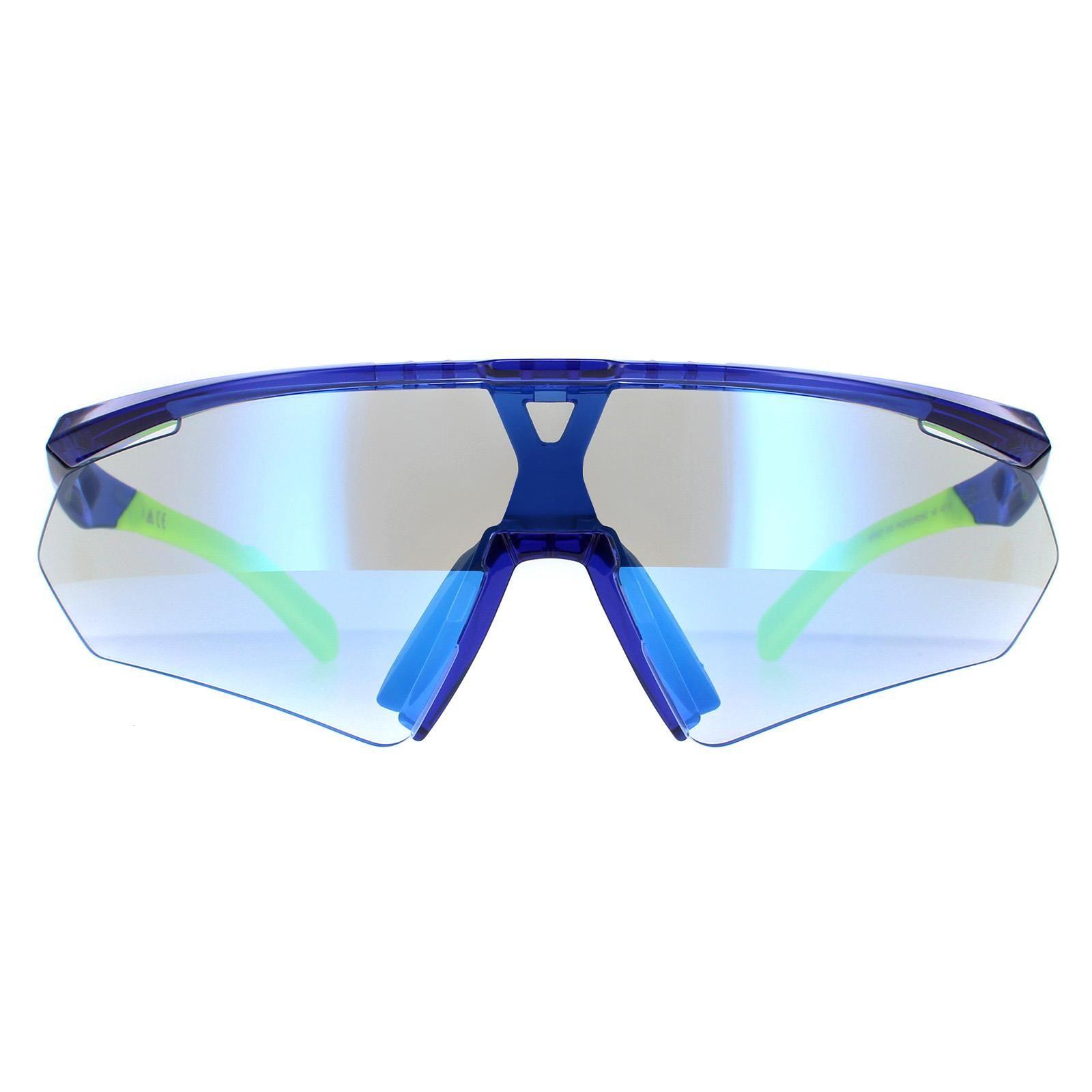 Visor Frosted Blue Vario Mirror Blue Photochromic SP0027 by ADIDAS