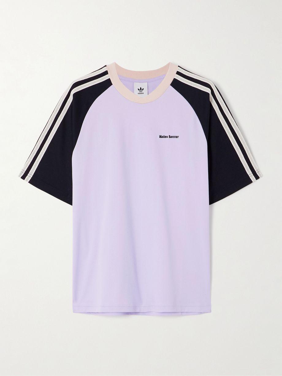 + Wales Bonner Cali striped cotton-jersey T-shirt by ADIDAS