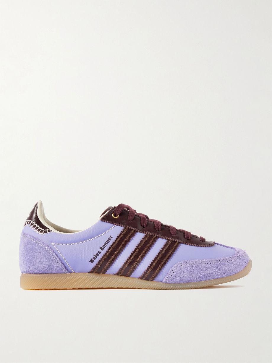 + Wales Bonner Japan suede- and leather-trimmed canvas sneakers by ADIDAS