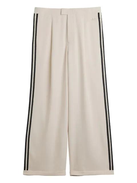 Wales stripe wide trousers by ADIDAS