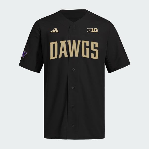 Washington Black Full Button Jersey by ADIDAS