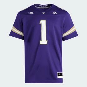 Washington Huskies Premier Home Football Jersey by ADIDAS
