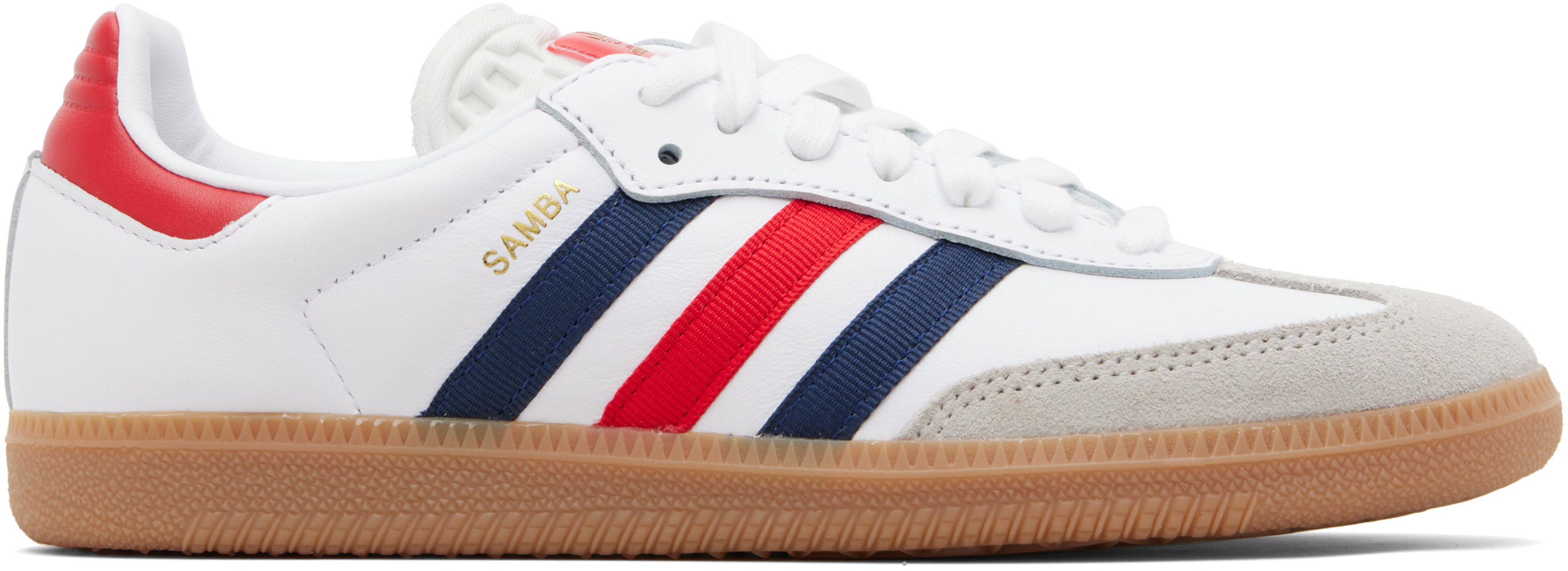 White Samba OG Sneakers by ADIDAS