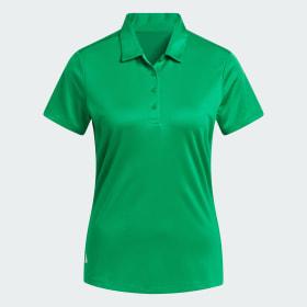 Women's Solid Performance Short Sleeve Polo Shirt by ADIDAS
