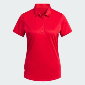 Women's Solid Performance Short Sleeve Polo Shirt by ADIDAS