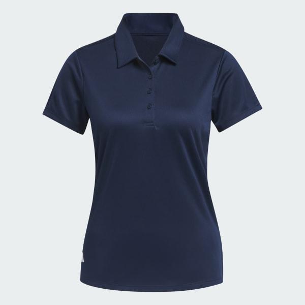 Women's Solid Performance Short Sleeve Polo Shirt by ADIDAS