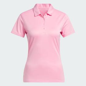 Women's Solid Performance Short Sleeve Polo Shirt by ADIDAS