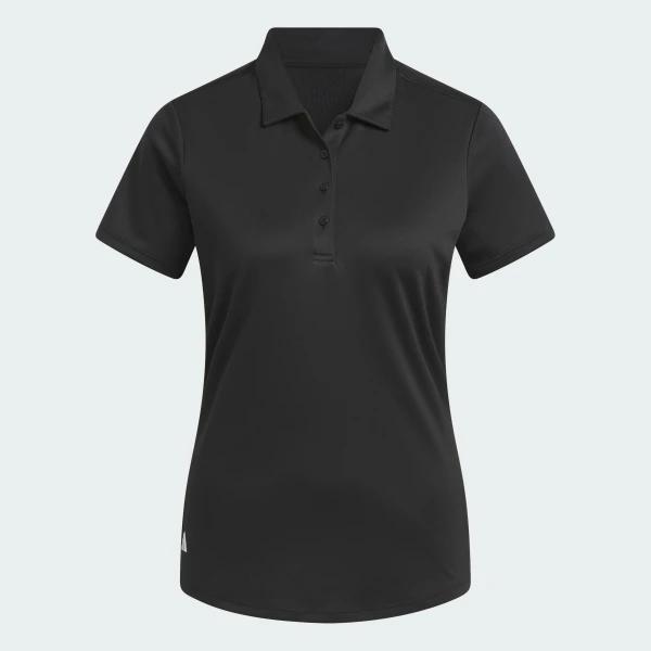 Women's Solid Performance Short Sleeve Polo Shirt by ADIDAS