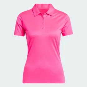 Women's Solid Performance Short Sleeve Polo Shirt by ADIDAS