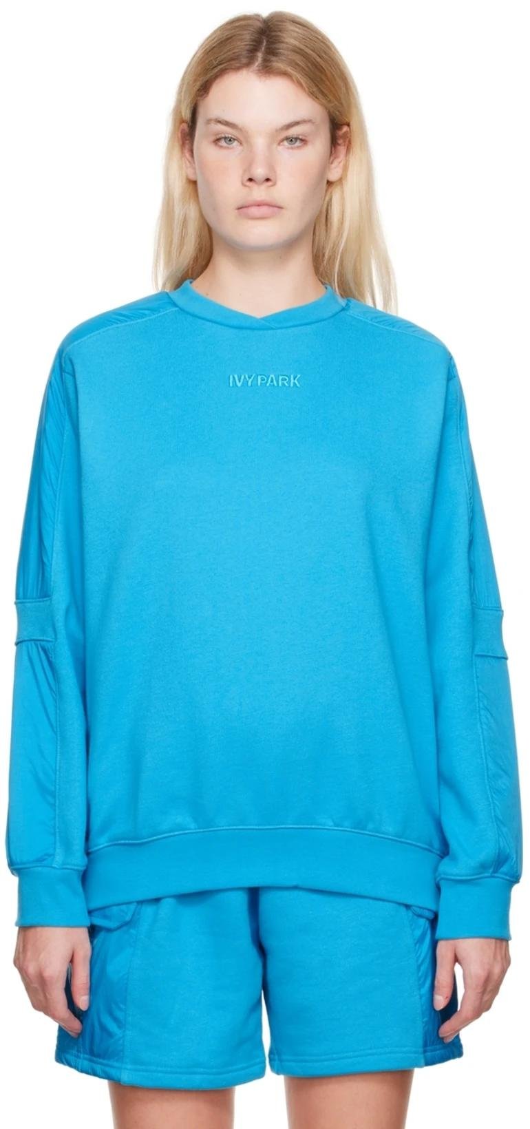 Blue Cotton Sweatshirt by ADIDAS X IVY PARK