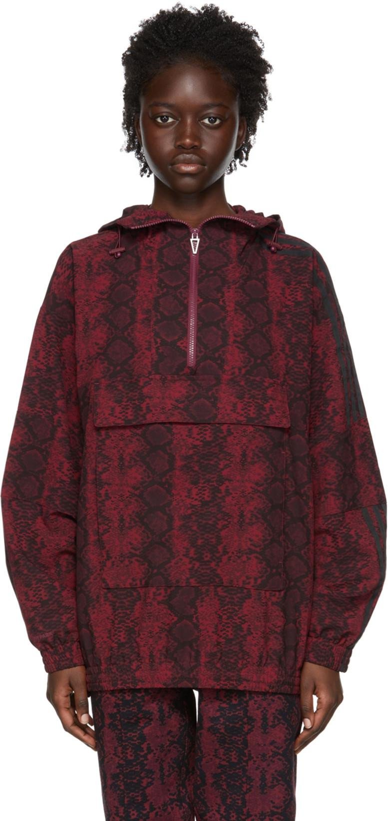 Burgundy Recycled Polyester Jacket by ADIDAS X IVY PARK