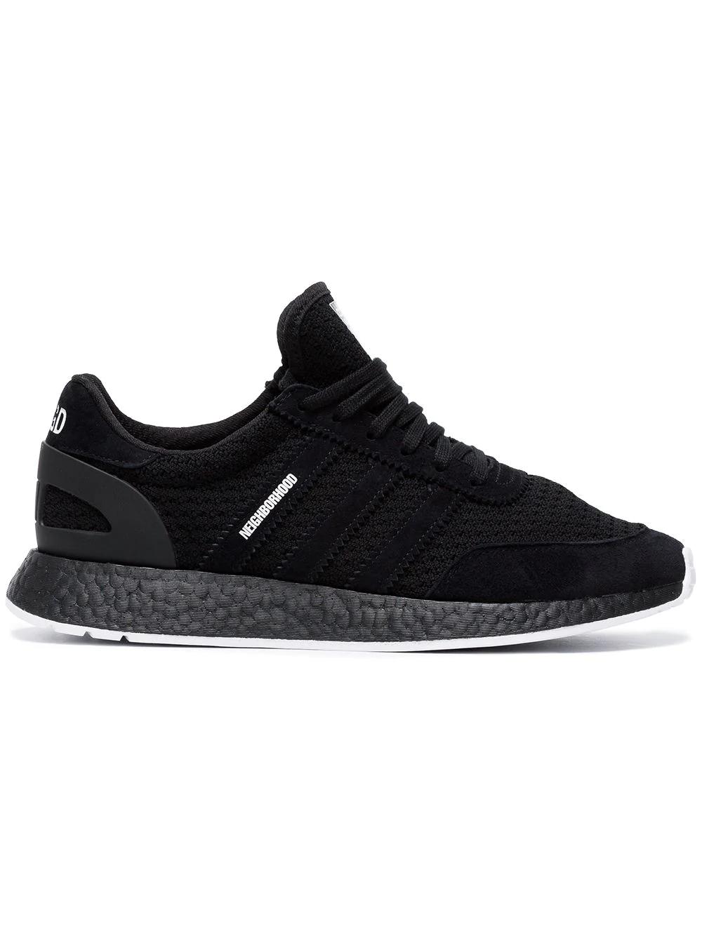 X Neighborhood black Iniki Boost sneakers by ADIDAS