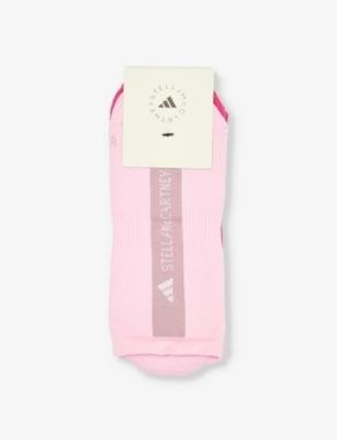 Branded pack of two stretch-recycled nylon socks by ADIDAS X STELLA MCCARTNEY
